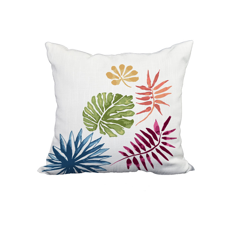Housse de coussin en coton Floral, 18 po x 18 po