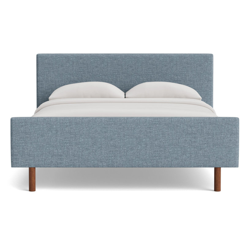 Skinny Fat Bed, Velvet - Sage, Queen