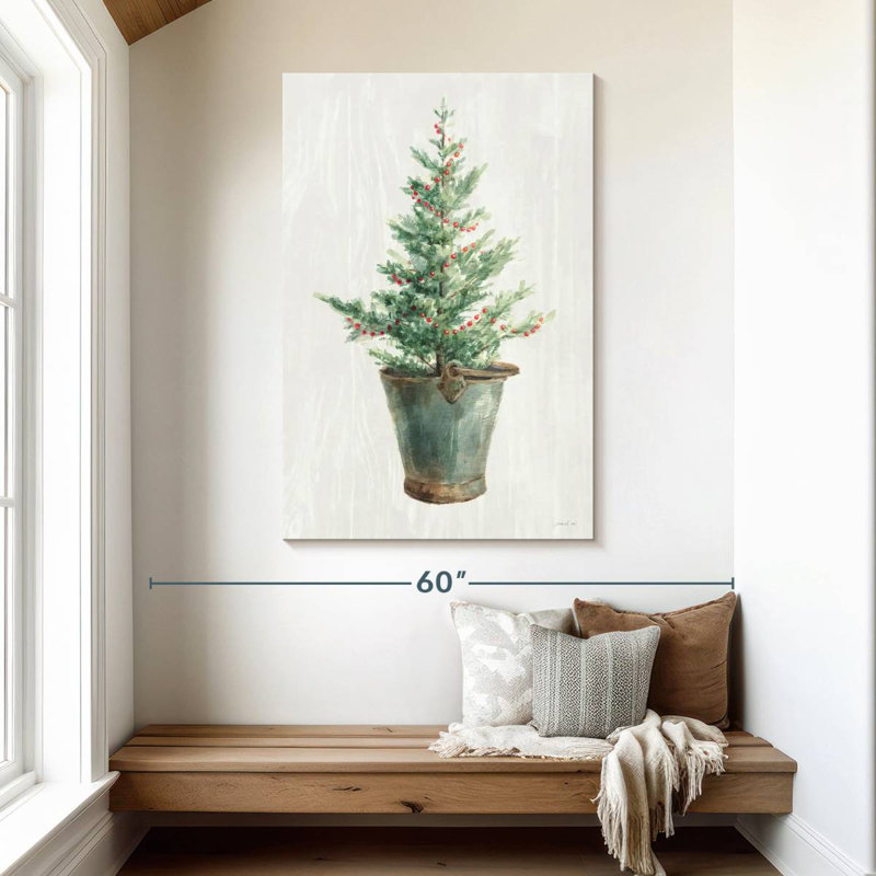 Arbre de Noël blanc et brillant Lelend I, H 48 po x l 32 po