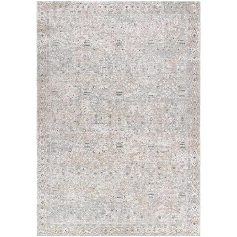 Arghira Traditional Machine Woven Area Rug, Rectangle 10' x 13'11"