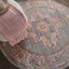 Tapis oriental gris et rose Abbate-1862625673