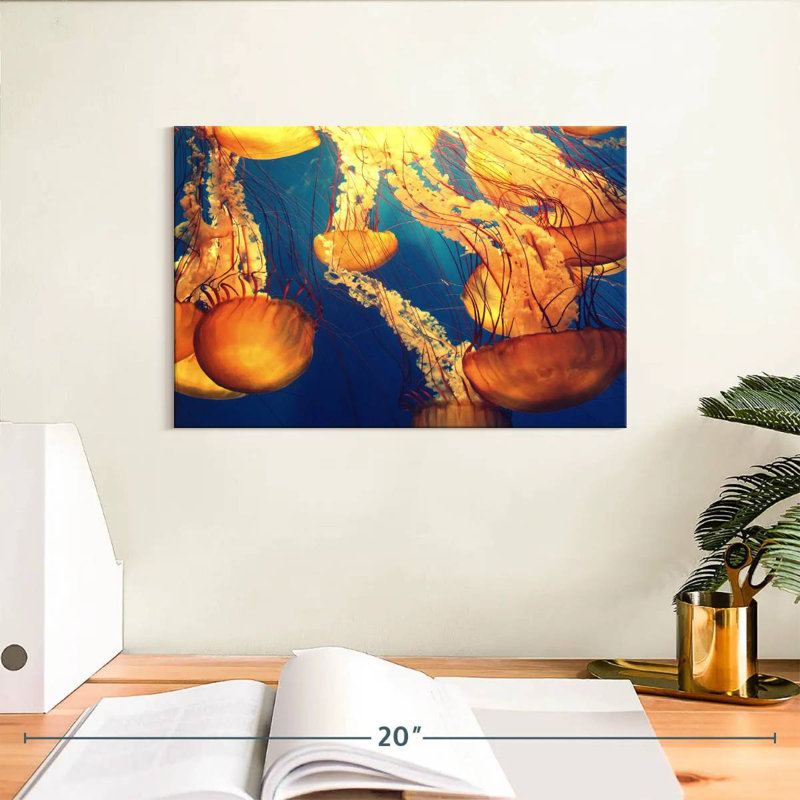 Brampt Jellyfish Bloom, 8" H x 12" W