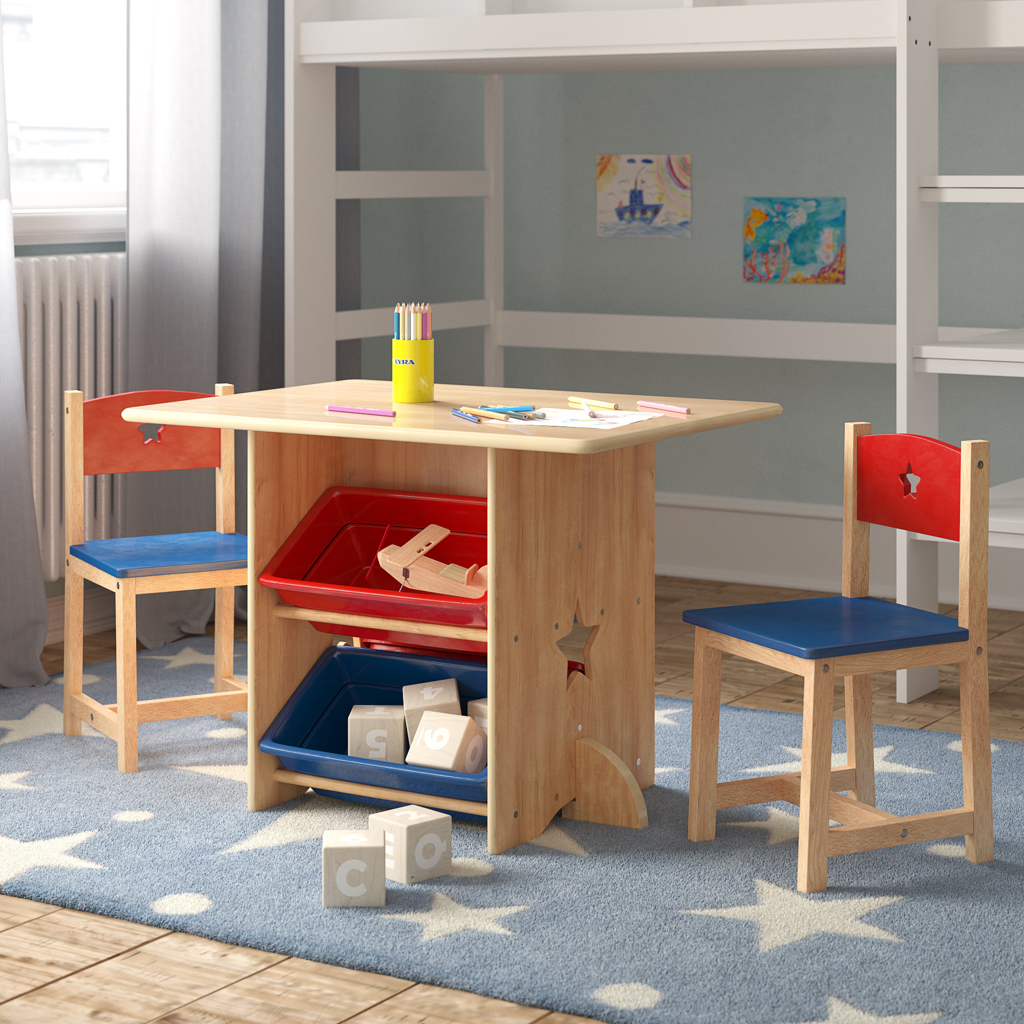 Kidkraft star table & chair set hotsell