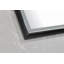 Super miroir de salle de bain à DEL avec lumières, miroir de salle de bain mural avec miroir en métal et miroir à DEL à intensité variable pour le maquillage
