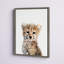 "Animal Studio Cheetah" par Amy Peterson, reproduction d'art sur toile encadrée
