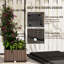 Lit de jardin polyvalent avec treillis pour plantes diverses