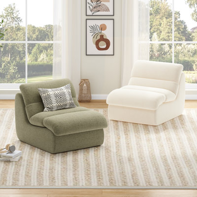 Chaise d'appoint rembourrée