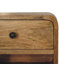 Lovino 30cm W Solid Wood Bedside Table-766431917