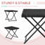 Square Metal Folding Outdoor Coffee Table , 40cm cm W 40cm cm D