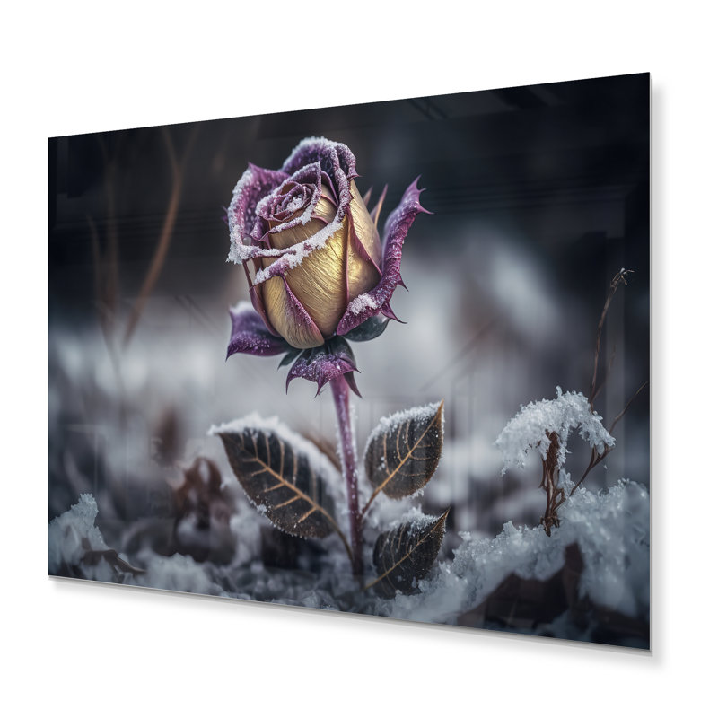 Plants & Flowers Wall Decor on Metal, 16" H x 32" W x 1" D