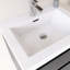 Meuble-lavabo mural simple avec plateau en résine intégré blanc-2042215557-2042215610