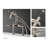Kingston Brass Concord Three-Handle 2-Hole Deck Mount Clawfoot Tub Faucet with Hand Shower-33383585
