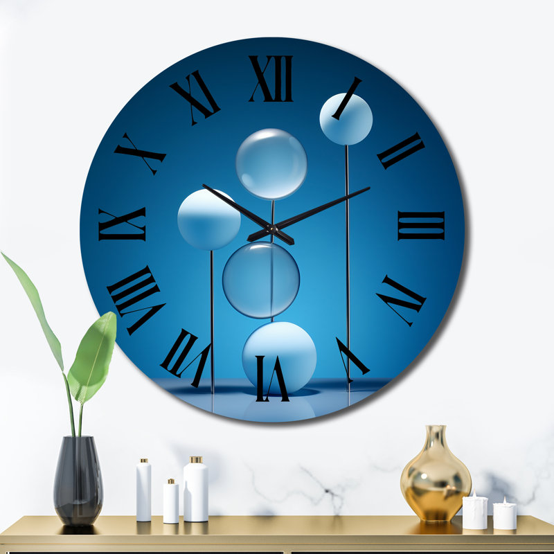 Horloge murale Serenity Sapphire, Très grand