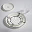 Assiette 8,1 po Vera Wang Luxe Graphite