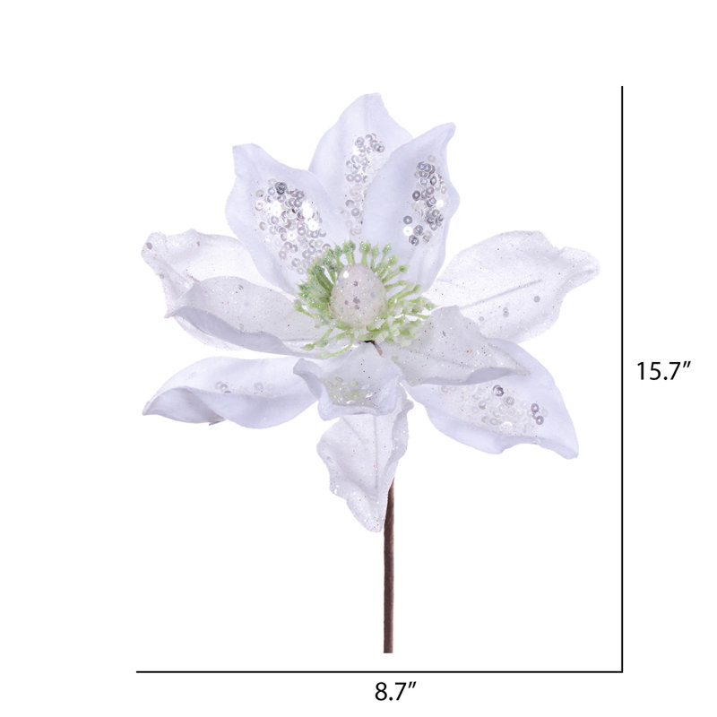 Tige de magnolia, Blanc