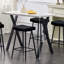 Upholstered  70cm Height Counter Stool-1631009051