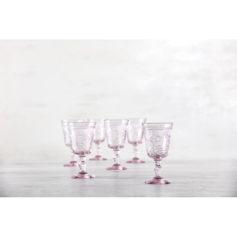 Debutante Fortessa Glass Goblet, 10 oz., Pink
