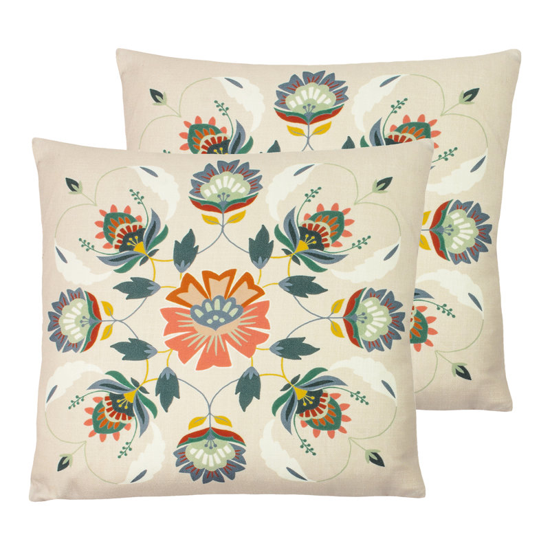 Floral Square Cushion