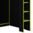 Full Size Wooden Loft Bed – Integrated Desk, Open Wardrobe, Storage Compartments & RGB Lights-977541401