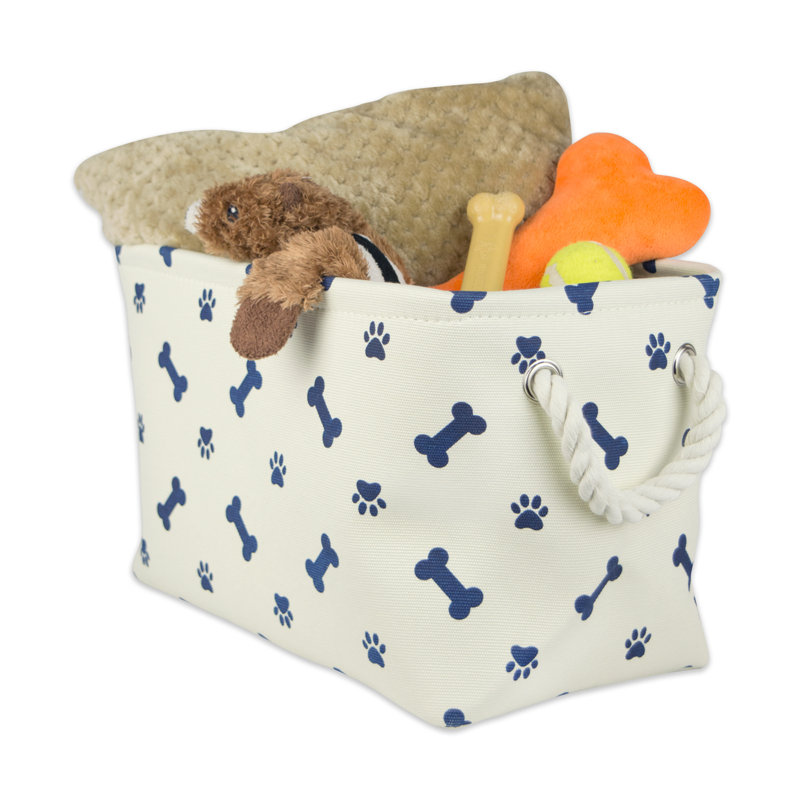 Tucker Murphy Pet™ Cambridgeshire Fabric Decorative Bin, Nautical Blue
