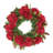 26'' Holiday Wreath with Hydrangeas and Pinecones