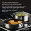 Circulon Stainless Steel Sauté Pan and SteelShield Hybrid and Nonstick Technology, 3 Quart, Silver