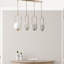 Luminaire suspendu géométrique à 4 lumières pour îlot de cuisine Whiling-714209847-714209845