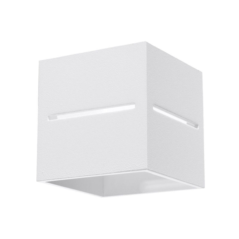 Lobo Flush Mounted Sconce, White