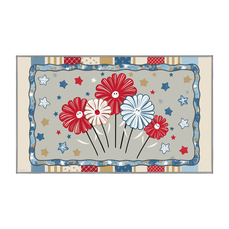 Tapis vacances des fêtes The Holiday Aisle®, Rectangulaire 8 pi x 12 pi