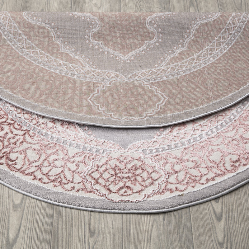 Biagiano Abstract Indoor / Outdoor Area Rug, Round 120cm