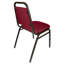 Chaise de banquet trapézoïdale Chivari - plusieurs options de tissu, de vinyle et de structure