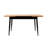 Modern Extendable Dining Table, Atlantic Pine, 47.2 x 27.6 x 29.5 Inches | 100% Melamine Coated Particle Board with Iron Legs | Extends to 59.1 Inches | 220 lbs Bearing Capacity | Stylish & Functional for Any Dining Space-169597980