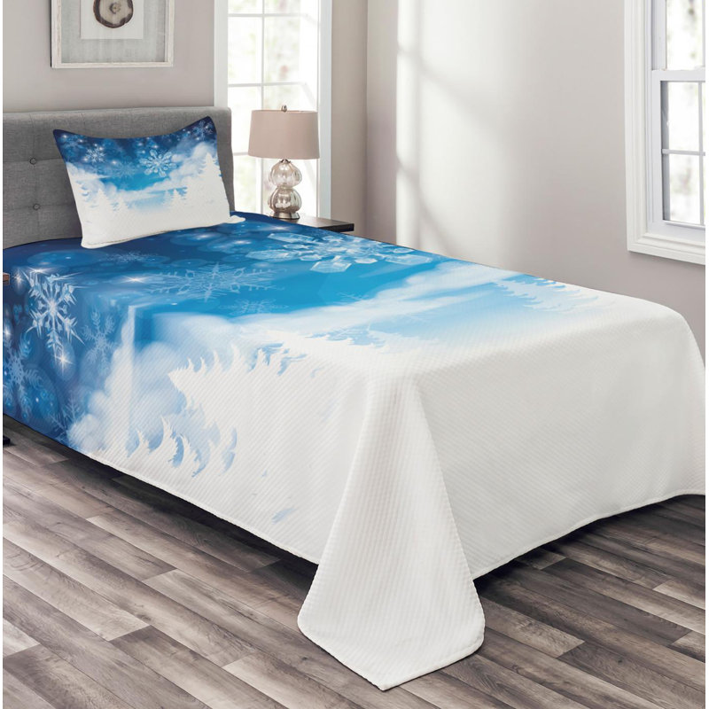 Traditional Polyester Coverlet, Twin Coverlet + 1 Sham
