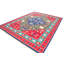 Rectangle 270 cm x 360 cm Geometric Wool Hand Woven Kilim