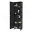 Armoire à linge Los Angeles, cinq tablettes, une armoire, cloisons-1262460114
