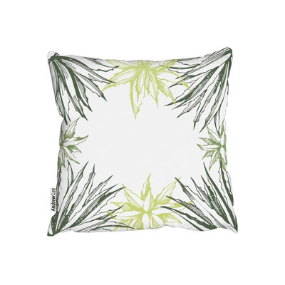 Leaf Border Cushion Cover