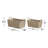 Irving Chanson 2 Piece Rattan Basket Set