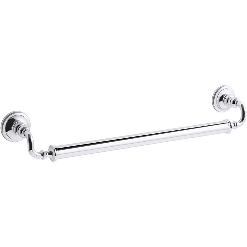 Kohler Artifacts Grab Bar, Polished Chrome, 18"W