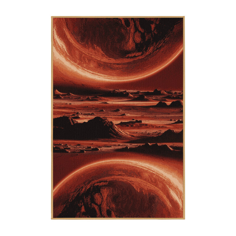 Tapis brun lavable à la machine, Rectangle 6 pi x 9 pi
