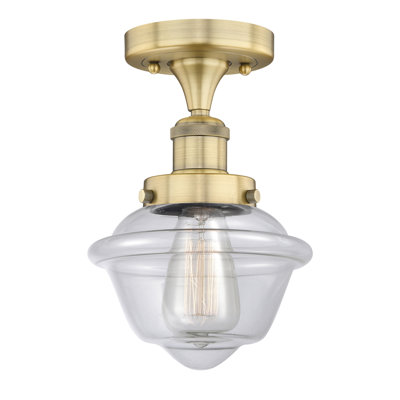 Grourke Glass Semi Flush Mount
