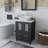 Ravenna 24" Freestanding Single Sink Bathroom Vanity with Engineered Marble Top and Matching Mirror-27052442