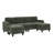 Ranjeeta 101" Wide Modular Sofa with Ottoman-641675808