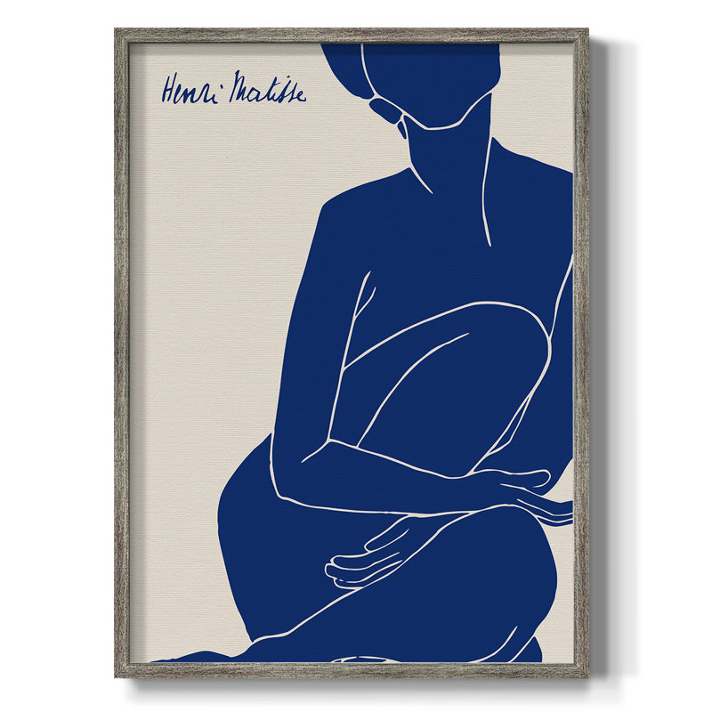 Matisse DI, reproduction d'art encadrée - bois massif, H 21 po x l 17 po