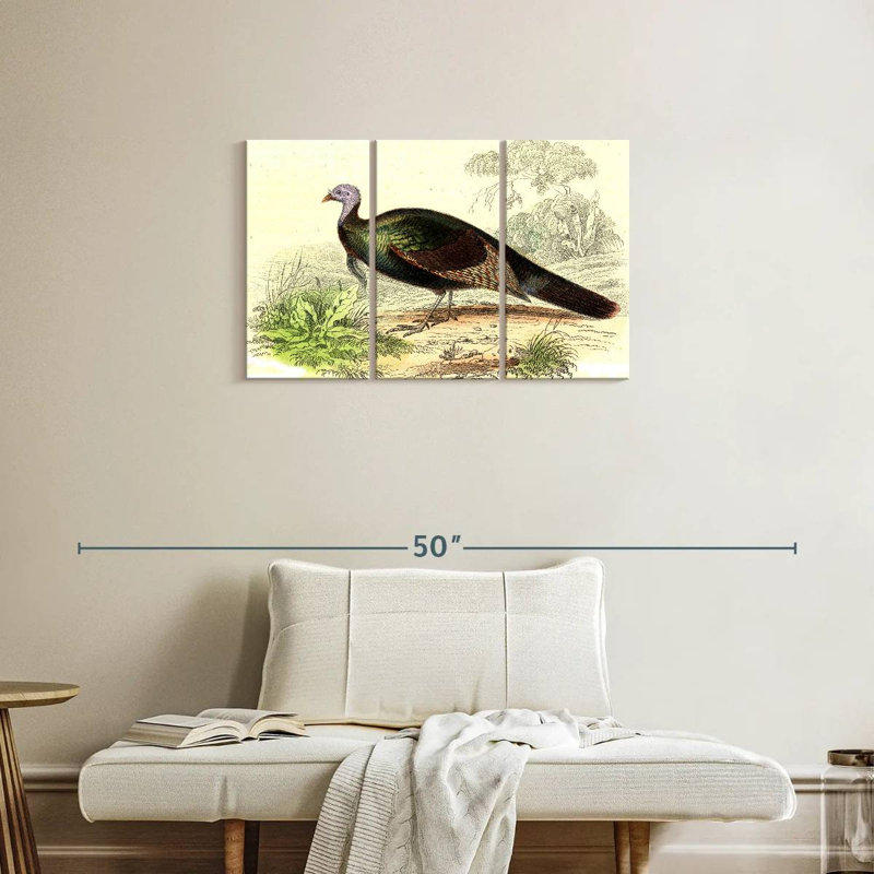 Brampt Wild Turkey, 20" H x 33" W