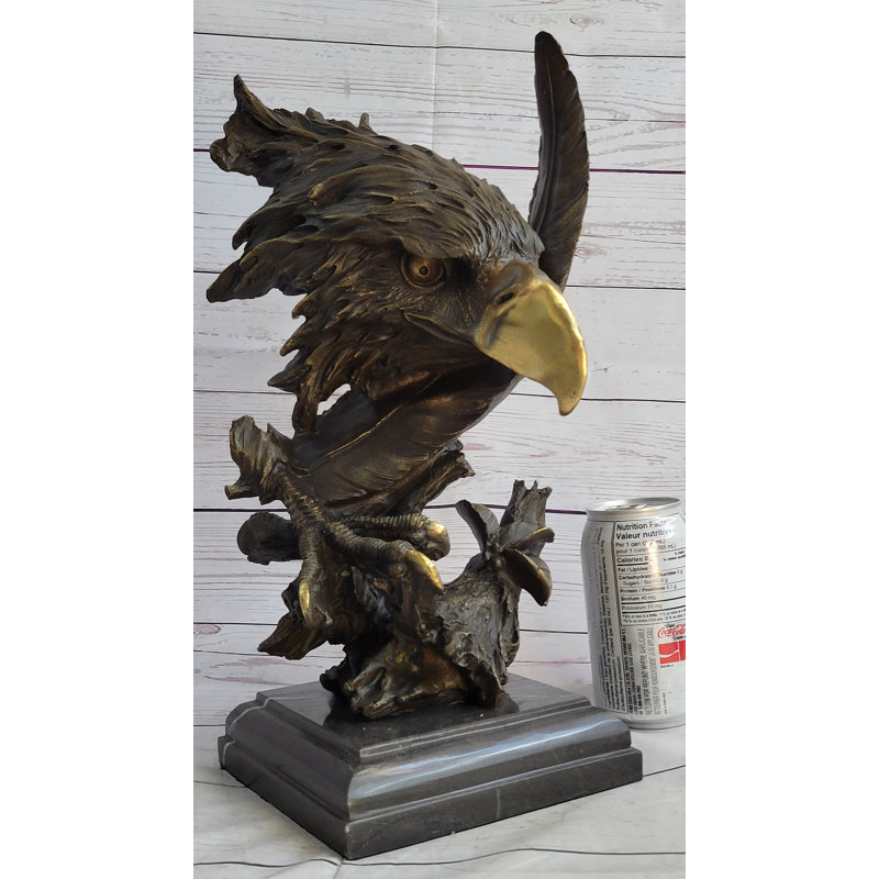Figurine Abony Eagle Bust Talon and Feather