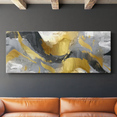 Toile tendue à motif abstrait 9 # LII-Abstract