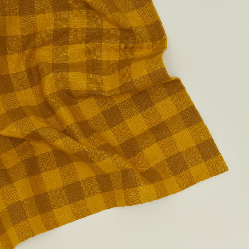 Essential 100% Cotton Napkins, Mustard/Bronze