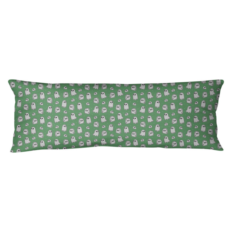 Oreiller rectangulaire, Bourre en polyester, Molleton moelleux, Vert