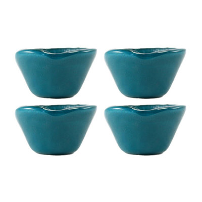 Glass Dinnerware dia.3.25" h:2" 4 oz. Round  Glass Ramekin (Set of 4)
