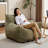 Compression Large Corduroy Fabric Bean Bag Chair & Lounger-1912475266